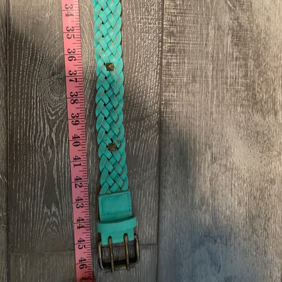 Volcom studded aqua blue belt - Picture 6 of 8